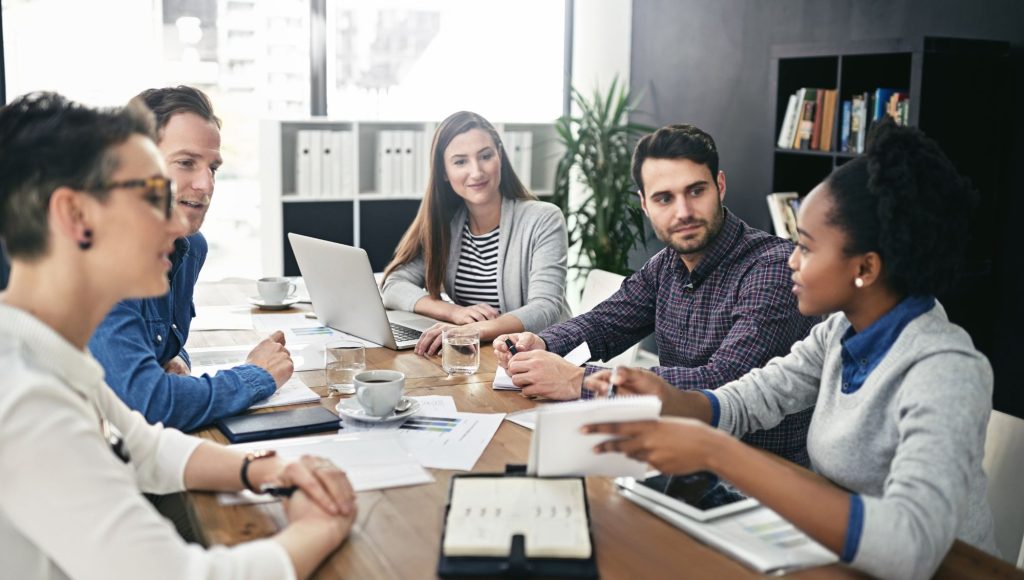 CBM team working together.